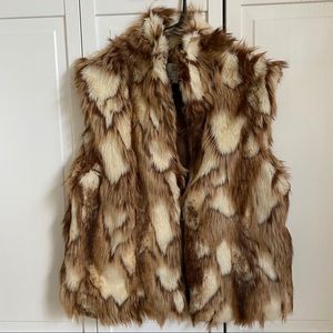 Faux Fur Oversized Vest Stevie Mac New York